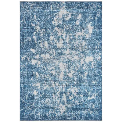 Zdjęcie produktu dla Niebieski dywan do salonu, Abstractive 160x230 cm