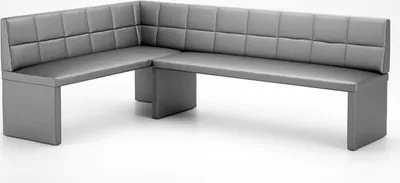 Produktbild von Eckbank Bank Küchenbank  -Ruth XL / R -Kunstleder Grau 196 x 142 cm