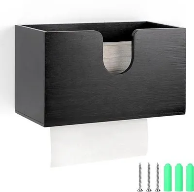 Produktbild von Spender für Bambus-Papiertücher, 27,5 x 15 x 13 cm, Wandhalterung für Papiertücher (Format H2), öffentliche Spender für Papiertücher