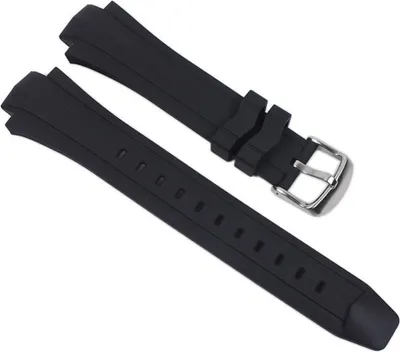 Produktbild von Casio Ersatzband Uhrenarmband Resin Band schwarz für EF-514