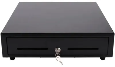 Produktbild von Olympia LD 410A, Elektronische Geldschublade, Metall, Schwarz, 12-14 V, 415 mm, 410 mm