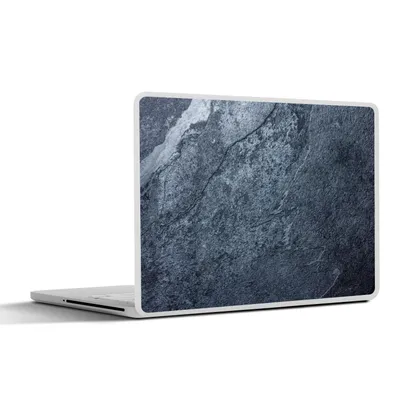 Produktbild von MuchoWow® Laptop Aufkleber Sticker Cover Stein - Schiefer - Textur - Grau 40x30 cm - Laptop Dekoration - Selbstklebend