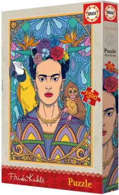 Image de Educa Frida Kahlo Puzzle 1500 pièces Multicolore One Size