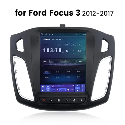 Obrázek produktu pro Bezdrátové autorádio CarPlay pro Ford Focus 3 (2012-2017), systém Android, 9,7" navigace, 4+64GB, GPS, Wi-Fi, 4G LTE, DAB+