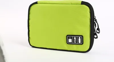 Produktbild von COOL-i ® Kabeltasche,Kabelorganizer, Reisen Kabel Etui, Elektronik Zubehör Organizer Tasche Für Handy Ladekabel, Powerbank, USB Sticks(Grün)
