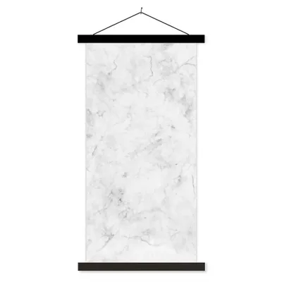 Produktbild von MuchoWow® Textilposter Marmor - Muster - Luxus 40x80 cm mit schwarzem Rahmen - Wandemalerei