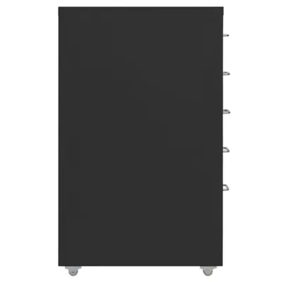 Obrázek produktu pro vidaXL Skříň na dokumenty s kolečky černá 28x41x69 cm kovová