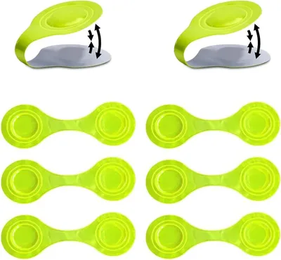 Productafbeelding van Reflecterende hangers, 8 stuks, reflecterende veiligheidshanger voor kinderen, kleding, schooltas, rugzak, 's nachts fietsen, hardlopen