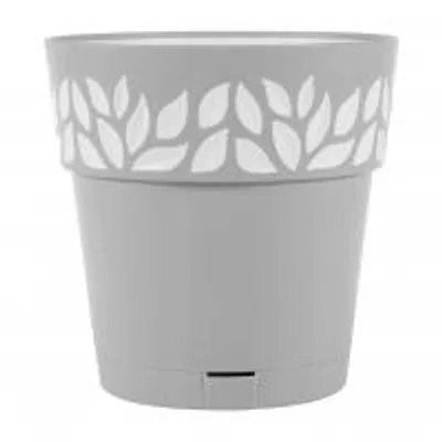 Immagine prodotto di STEFANPLAST Vaso Cloe Garden In Polipropilene Grigio Cm 15