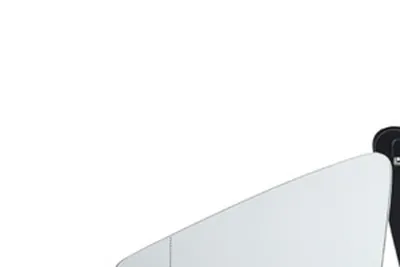 Produktbild von Johns, Spiegel Glas Außenspiegel Glas passend für Mercedes W204 C-Klasse 08/2008- Links