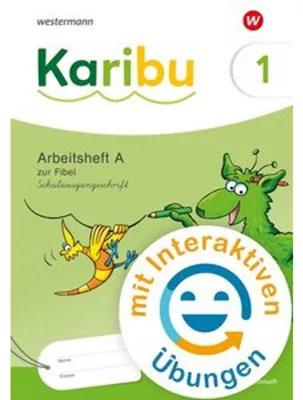 Immagine prodotto di Karibu Arbeitsheft 1 (A) Schulausgangsschrift zur Fibel Verbrauch mit interaktiven Übungen
