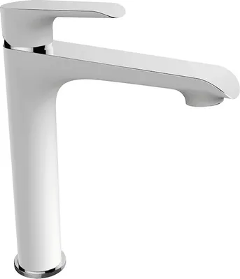 Immagine prodotto di Miscelatore per lavabo Miscelatore per lavabo alto cromo/bianco