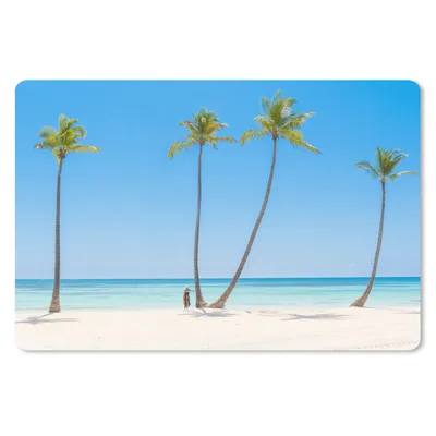 Produktbild von MuchoWow® Mauspad Mousepad Meer - Palmen - Schatten 27x18 cm - Mousepads - Maus Mat - Pad - Mausunterlage - Büroartikel - Desk Matten