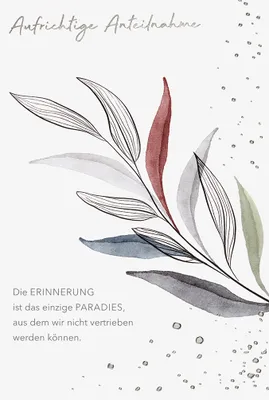 Produktbild von Trauer – Beileid - Unverpackt – plastikfreie Verpackung