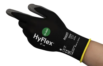 Werkhandschuhe HyFlex 11-421, grau, XL, 12 Paar