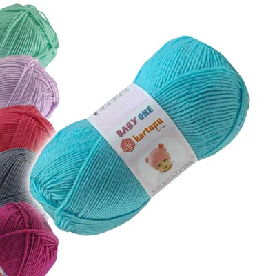 100g Strickgarn Kartopu BABY ONE Antipilling türkisblau