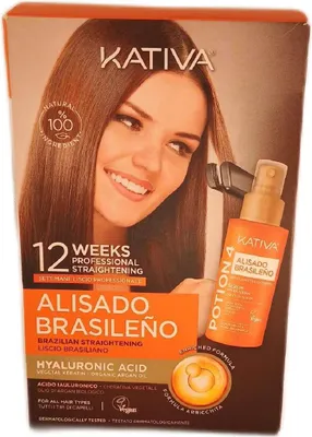 Image de Kératine brésilienne pour le lissage des cheveux Kativa Alisado Brasileno, 275 ml