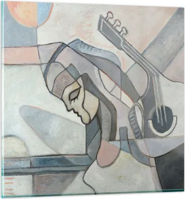 Produktbild von Bilder auf glas - Abstraktion modern - 30x30cm - Glasbilder - Wandbilder - Kunstdruck - zum Aufhängen bereit - Wanddekoration aus Glas - Glas Bilder - Wandbild auf Glas - Einteilig - GAC30x30-3739