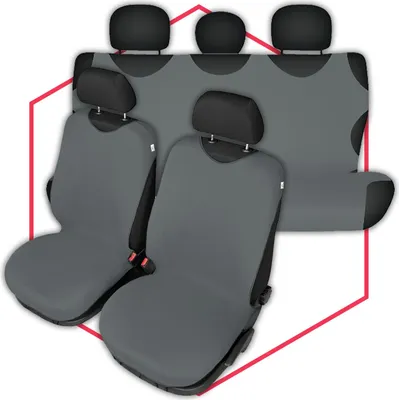 Produktbild von Autositzbezüge Universal Schonbezüge PKW Auto 3er Set für Fiat Idea