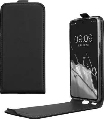 Produktbild von kwmobile Schutzhülle kompatibel mit Samsung Galaxy S21 - Hülle Handy - Flip Case Handyhülle Schwarz