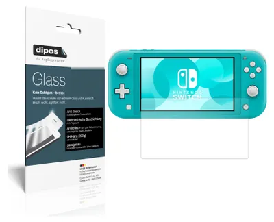 Zdjęcie produktu dla 2x folia ochronna do Nintendo Switch Lite matowa - folia antywstrząsowa 9H dipos Glass szkło plastikowe