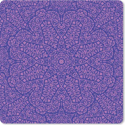 Produktbild von MuchoWow® Mauspad Mousepad Mandala - Design - Abstrakt - Bohème 20x20 cm - Mousepads - Maus Mat - Pad - Mausunterlage - Desk Mat - Bureauartikeln