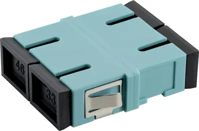 Produktbild von Schwaiger Adapter Glasfaser SC Duplex blau