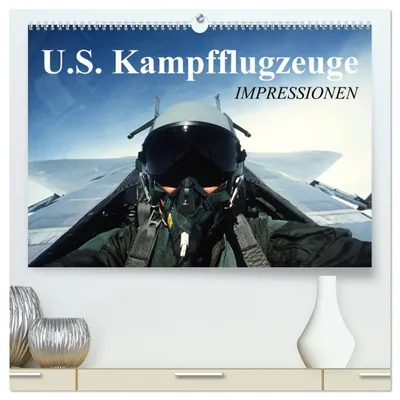 Produktbild von U.S. Kampfflugzeuge. Impressionen (hochwertiger Premium Wandkalender 2027 DIN A2 quer), Kunstdruck in Hochglanz