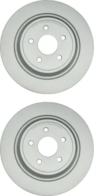 Produktbild von 2 Bremsscheiben voll Ø 63,5 mm 11 mm HELLA passend für u.a. FORD KUGA