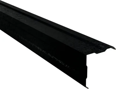 Produktbild von PRECIT Aussenecke 90° gesickt für Wand Tieschwarz RAL 9005 Shimoco 80µm 2000 mm x 170 mm x 170 mm x 0,5 mm