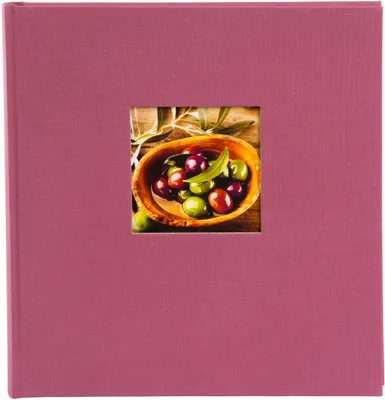 Produktbild von Goldbuch Jumbo Fotoalbum Bella Vista fuchsia 30x31 cm 100 weiße Seiten Leinen