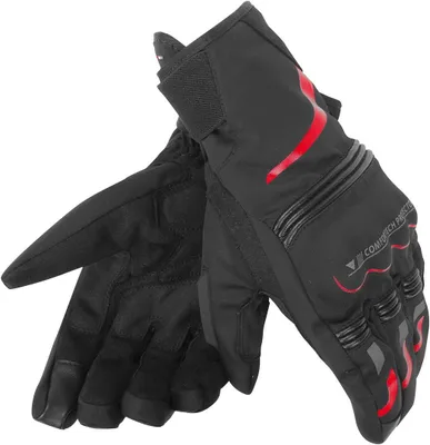 Produktbild von Dainese Tempest D-Dry Uni kurze Motorradhandschuhe Grösse: XXS, Farbe: Schwarz/Rot