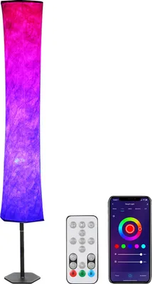 Obrázek produktu pro Neoglint A C85-265V 11W Hexagon RGB Stojací lampa Podporované bezdrátové připojení / ovládání telefonní aplikace / ovladač / hlasové ovládání / 32