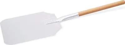 Immagine prodotto di Buccia per pizza in alluminio con manico in legno, 25x24 cm, 100 cm