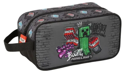 Zdjęcie produktu dla Torba na buty z motywem graffiti z gry Minecraft