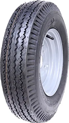 Immagine prodotto di 5.00-10 ruota per rimorchio, 4ply, alta velocità, omologata per la circolazione stradale, 355 kg, 115 mm PCD