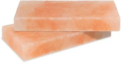 Image de Pierre à griller Himalaya 20 × 10 × 2,5 cm, lot de 2, réutilisable, pour la viande, le poisson et les légumes