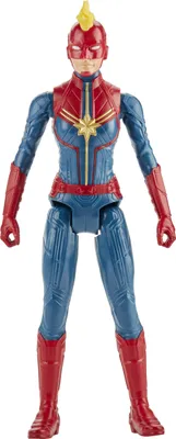 A full-body shot of a Captain Marvel action figure.