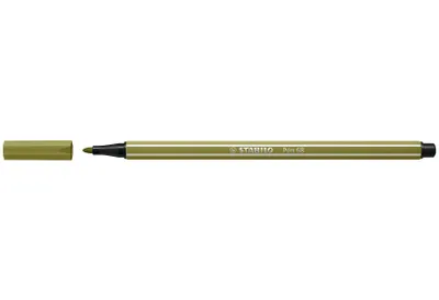 Produktbild von STABILO Pen 68, 1 Farben, Grün, Rundspitze, 1 mm, Grün, Hexagonal