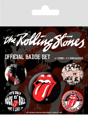 Zdjęcie produktu dla Pyramid International BP80465 Klasyczny znak Rolling Stones, 10 x 12,5 x 1,3 cm, wielokolorowy