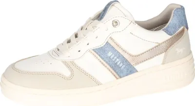 Produktbild von Mustang Damen Schnürschuh aus rutschfesten pflegeleichten Materialien 1510-301, Größe:40 EU, Farbe:Blau
