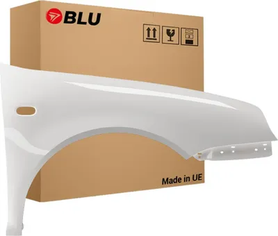 Image de BLU Aile Compatible avec VW Volkswagen Golf IV 4 LB9A Droite Weiss CandyWeiss | 1997-2006 | Avant | Peint| Prêt à Monter | Galvanisé