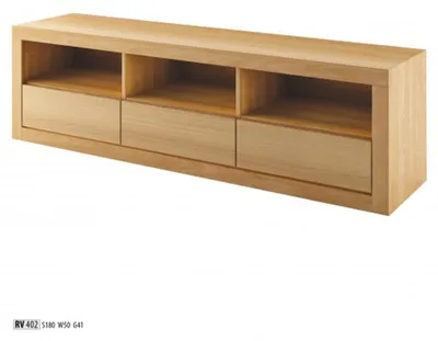 Produktbild von Sideboard TV Lowboard RTV Schrank Wohnzimmer Handarbeit Vollholz Schrank Holz