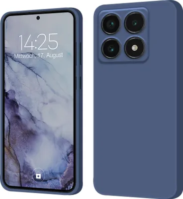 Produktbild von Hülle für Xiaomi 14T Pro Case Cover Bumper Silikon Softgrip Schutzhülle Farbe: Lavendelblau
