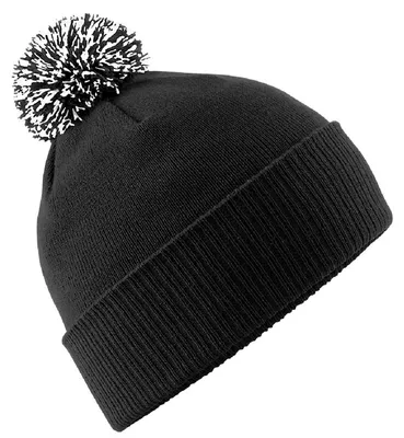 Immagine prodotto di Beechfield - Berretto unisex da uomo/donna FK248 (taglia unica) (nero/bianco)
