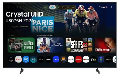 Zdjęcie produktu dla Samsung TU43U8075HU, 109,2 cm (43"), 3840 x 2160 px, LED, Smart TV, Wi-Fi, Czarny