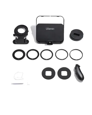 Immagine prodotto di Teleprompter portatile per tablet e telefoni cellulari, schermo da 19 cm x 12 cm, compatibile con il telecomando