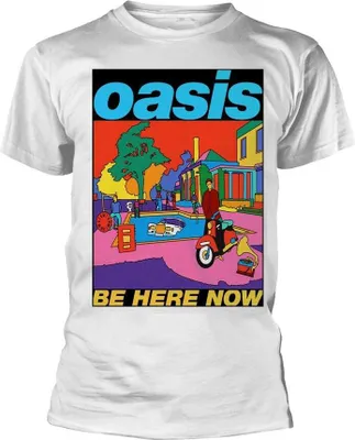 Produktbild von Oasis - "Be Here Now" T-Shirt für Herren/Damen Uni PH3119 (XXL) (Weiß)