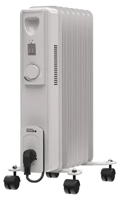 Produktbild von GÜDE Ölradiator 1500 Watt OR 1500-7 Eco mobile Heizung Heizer Thermostat 7 Rippen