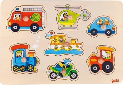 Produktbild von Steckpuzzle Verkehrsmittel